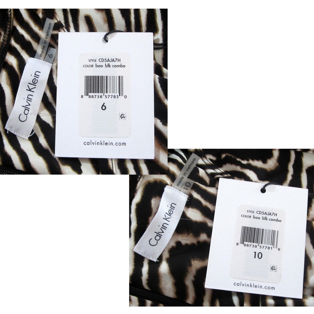 Calvin Klein NEW Black Combo Drawstring Sleeveles Jumpsuit - Picture 5 of 10